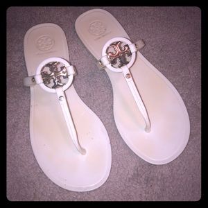 Tory Burch Ivory Miller jelly sandal!
